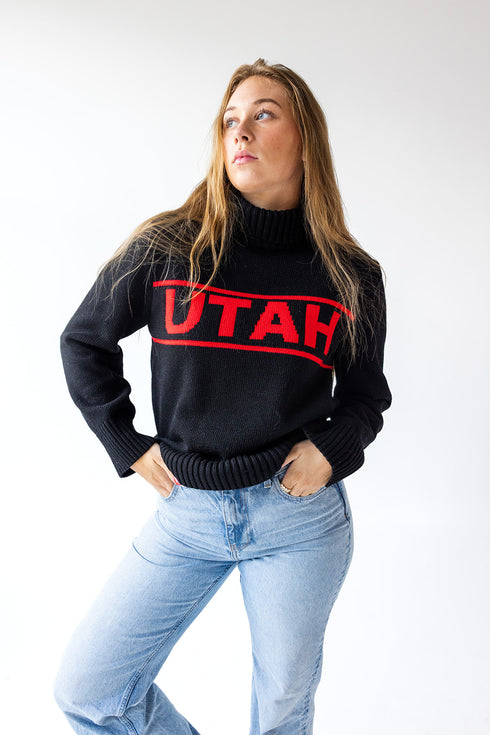 Utah Railway Sweater Rolled Turtleneck